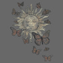 Junior's Lost Gods Monarch Butterfly Sun T-Shirt