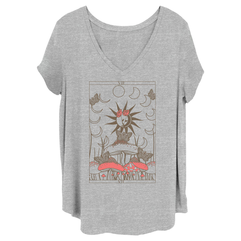 Junior's Lost Gods Mystic Mushroom Tarot T-Shirt