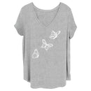 Junior's Lost Gods Flying Butterfly T-Shirt