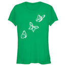 Junior's Lost Gods Flying Butterfly T-Shirt