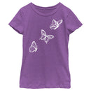 Girl's Lost Gods Flying Butterfly T-Shirt