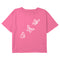 Girl's Lost Gods Flying Butterfly Outline T-Shirt