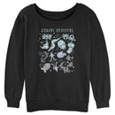 Junior's Lost Gods Zodiac Festival Collage Sweatshirt