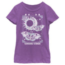 Girl's Lost Gods Cosmic Vibes Moths T-Shirt