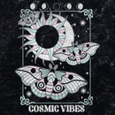 Junior's Lost Gods Cosmic Vibes Moths T-Shirt