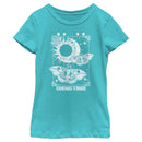 Girl's Lost Gods Cosmic Vibes Moths T-Shirt