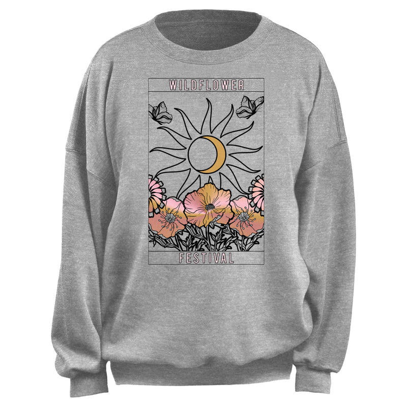 Junior's Lost Gods Wildflower Festival Tarot Card Sweatshirt