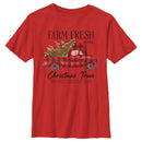 Boy's Lost Gods Farm Fresh Christmas Tree T-Shirt