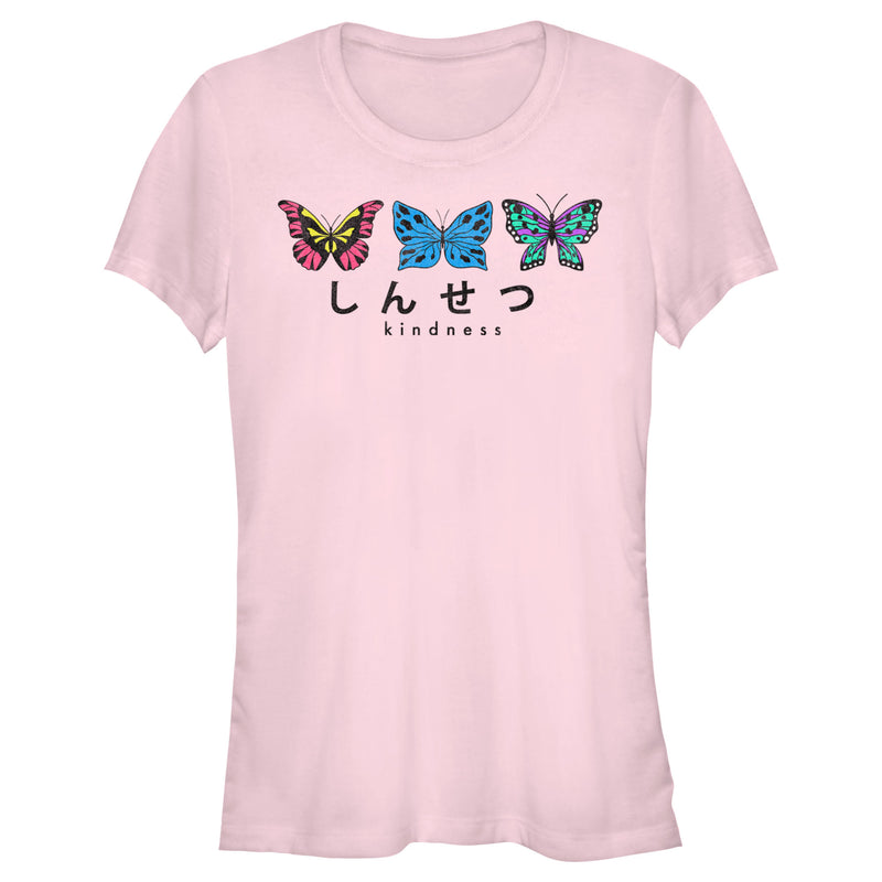 Junior's Lost Gods Kindness Butterflies T-Shirt