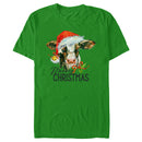 Men's Lost Gods Moooey Christmas Cow T-Shirt