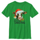 Boy's Lost Gods Moooey Christmas Cow T-Shirt