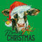 Junior's Lost Gods Moooey Christmas Cow T-Shirt