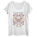 Women's Lost Gods Positive Day Butterfly Scoop Neck