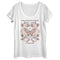 Women's Lost Gods Positive Day Butterfly Scoop Neck