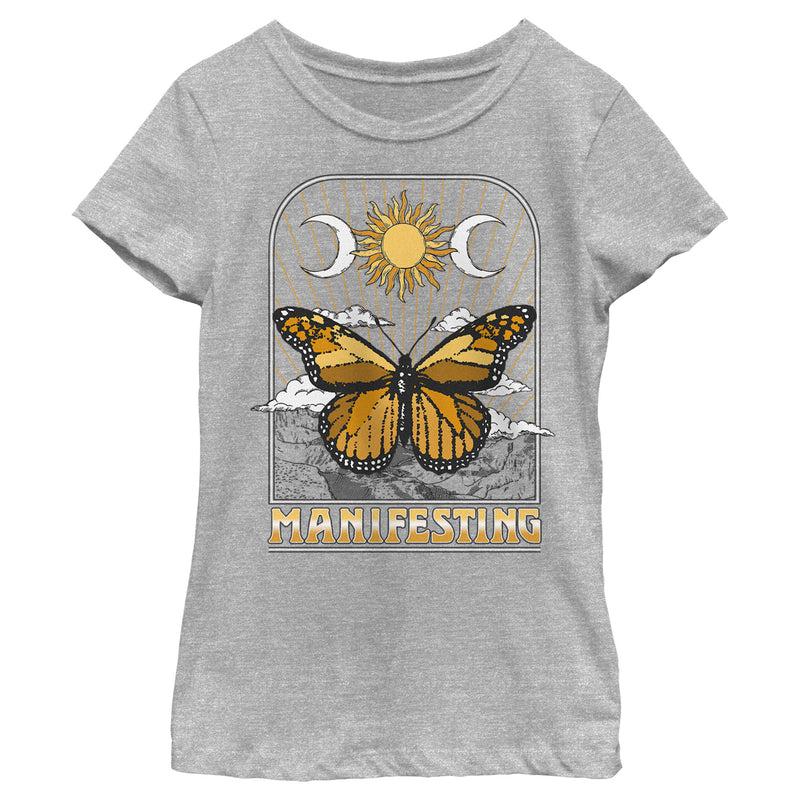 Girl's Lost Gods Manifesting Butterfly T-Shirt