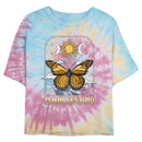 Junior's Lost Gods Manifesting Butterfly T-Shirt