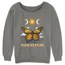 Junior's Lost Gods Manifesting Butterfly Sweatshirt