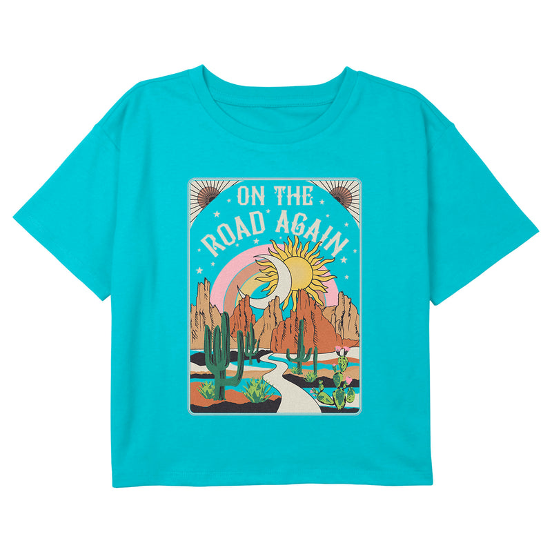 Girl's Lost Gods On the Road Again Landscape T-Shirt