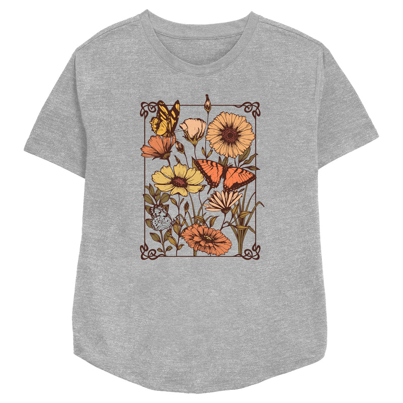 Women's Lost Gods Floral Sketch T-Shirt