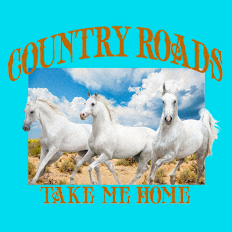 Girl's Lost Gods Country Roads Horses Tarot T-Shirt