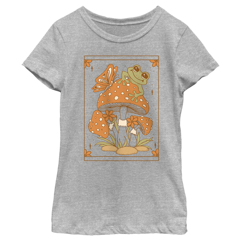 Girl's Lost Gods Frog and Mushroom Tarot T-Shirt