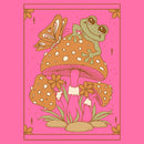 Girl's Lost Gods Frog and Mushroom Tarot Card T-Shirt