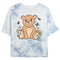 Junior's Lost Gods Adorable Teddy Flowers T-Shirt