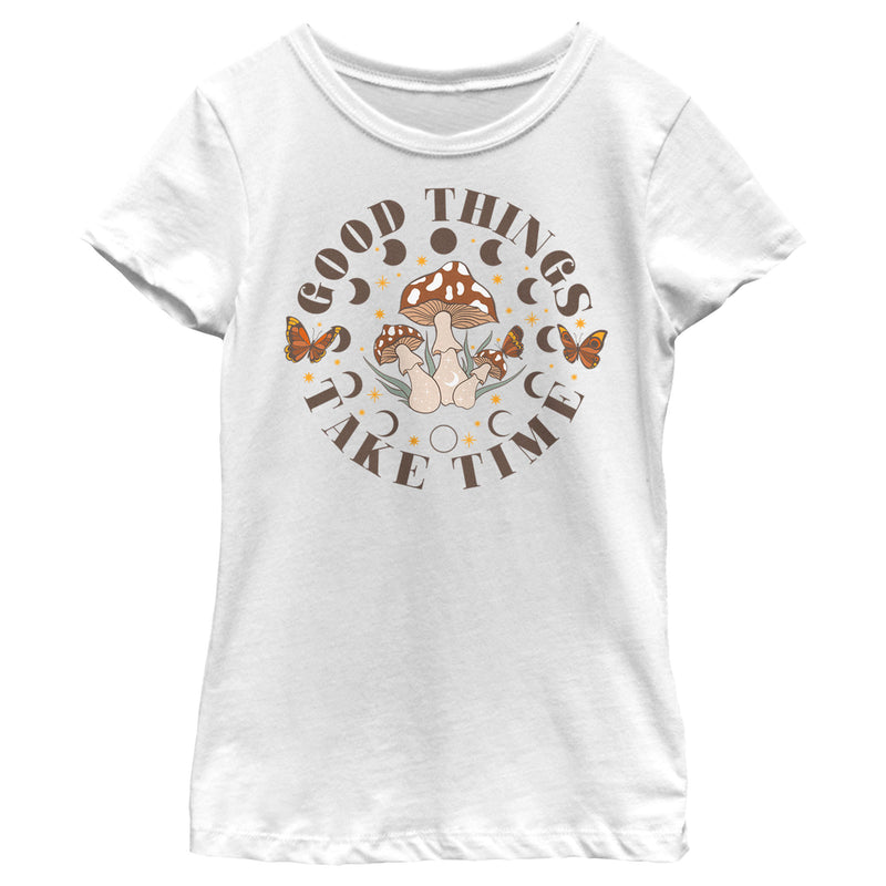 Girl's Lost Gods Good Things Take Time T-Shirt