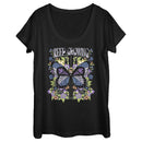 Women's Lost Gods Keep Growing Butterfly Scoop Neck