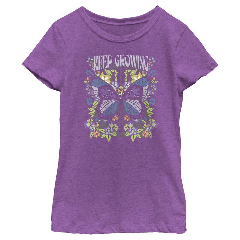 Girl's Lost Gods Keep Growing Butterfly T-Shirt