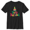 Boy's Lost Gods Christmas Tree Feliz Navidad T-Shirt