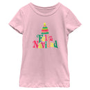 Girl's Lost Gods Christmas Tree Feliz Navidad T-Shirt