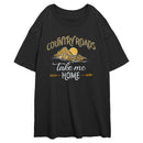 Junior's Lost Gods Distressed Country Roads Take Me Home T-Shirt