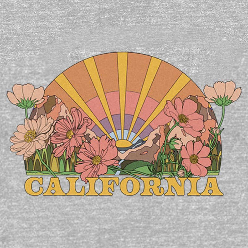 Junior's Lost Gods California Wild Poppies Sweatshirt