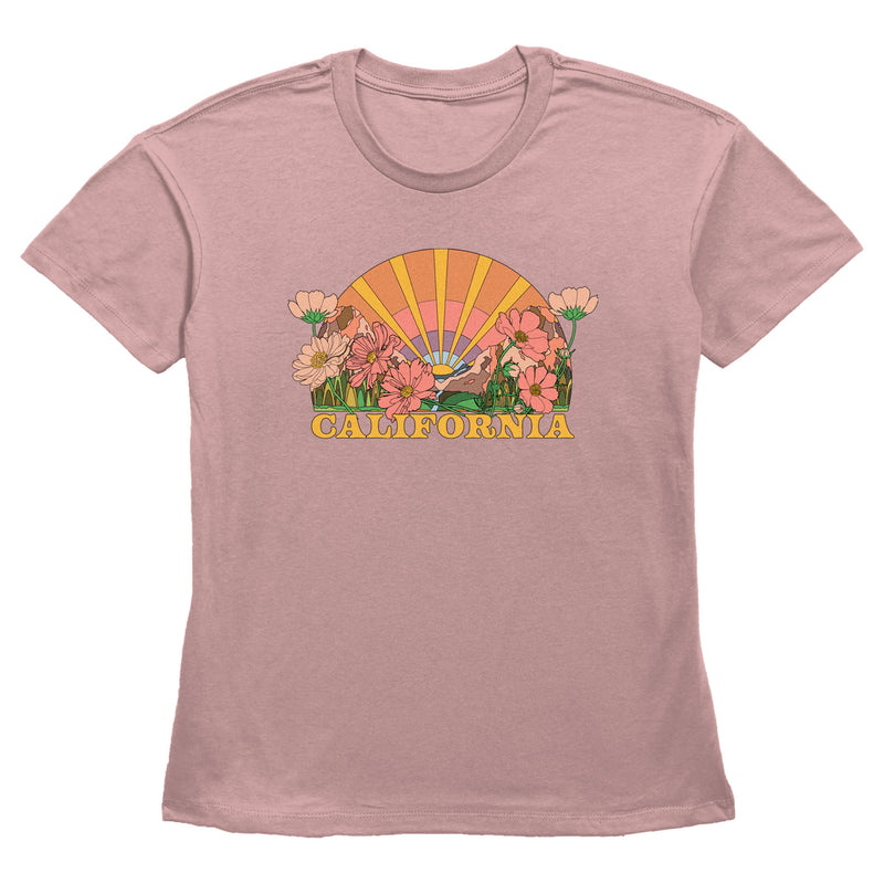Women's Lost Gods California Poppies Sunset T-Shirt