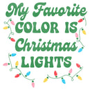 Men's Lost Gods My Favorite Color Is Christmas Lights T-Shirt