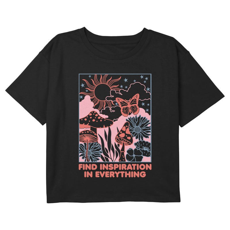 Girl's Lost Gods Find Inspiration in Everything Frame T-Shirt