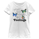 Girl's Lost Gods My Feelings Butterflies T-Shirt