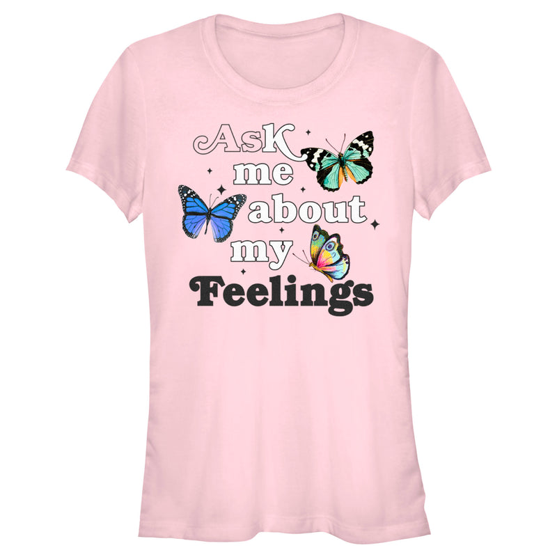 Junior's Lost Gods My Feelings Butterflies T-Shirt