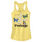 Junior's Lost Gods My Feelings Butterflies Racerback Tank Top