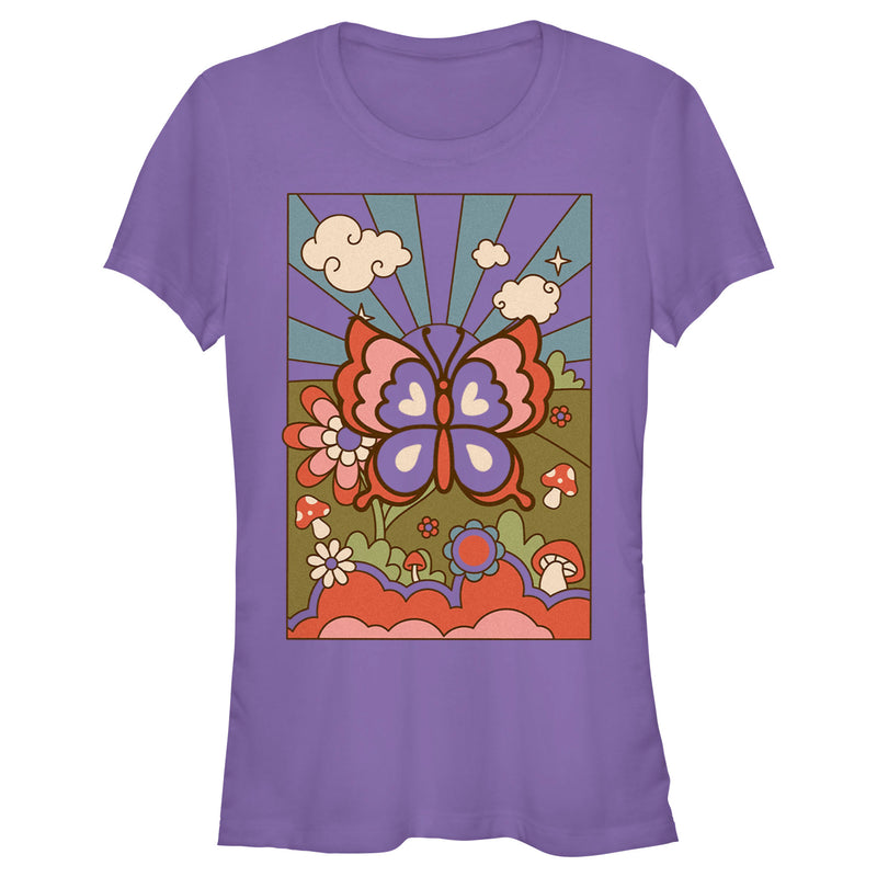 Junior's Lost Gods Retro Butterfly Tarot T-Shirt