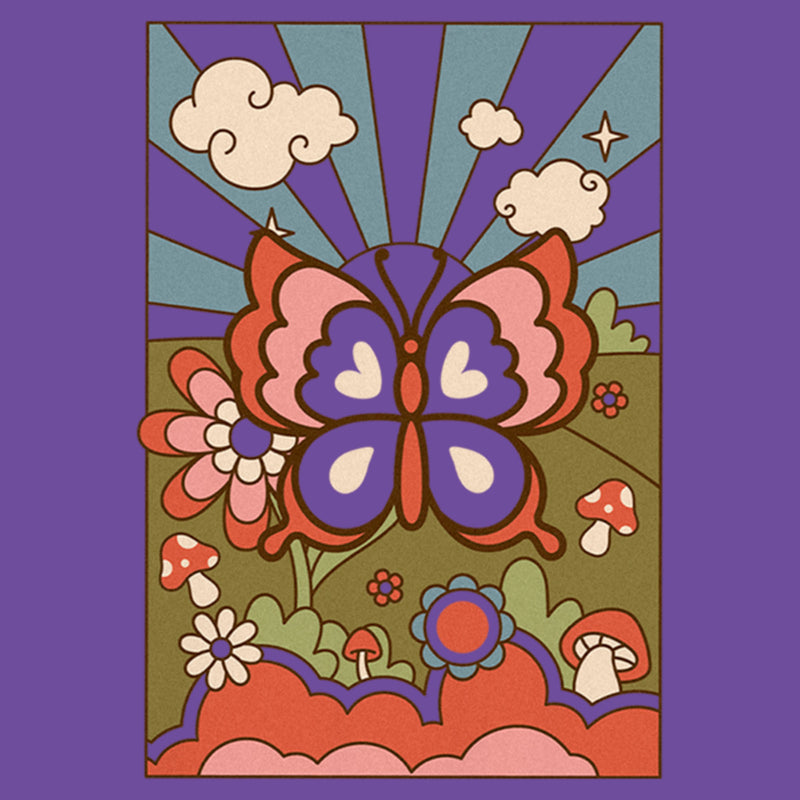 Junior's Lost Gods Retro Butterfly Tarot T-Shirt