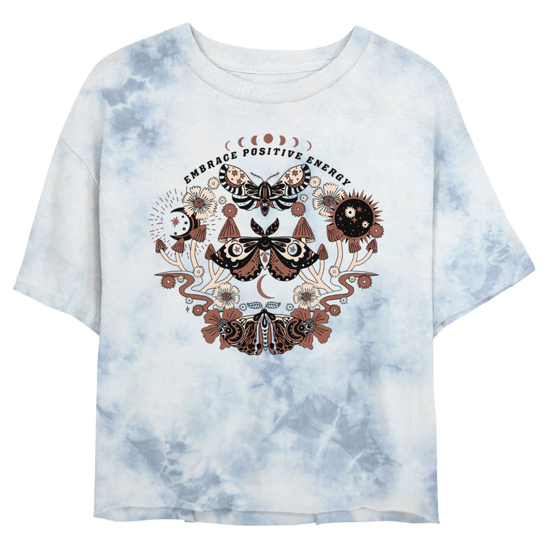 Junior's Lost Gods Embrace Positive Energy Moths T-Shirt