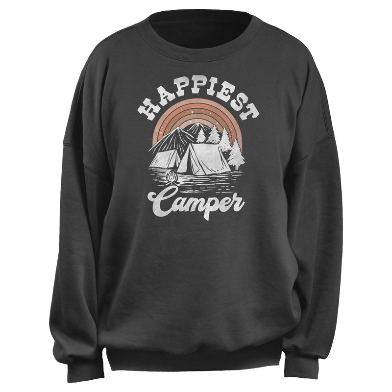 Junior's Lost Gods Happiest Camper Sweatshirt