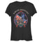 Junior's Lost Gods Radiate Positivity Skeleton T-Shirt