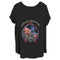 Junior's Lost Gods Radiate Positivity Skeleton T-Shirt