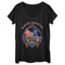 Women's Lost Gods Radiate Positivity Skeleton Scoop Neck