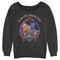 Junior's Lost Gods Radiate Positivity Skeleton Sweatshirt