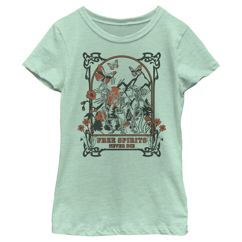 Girl's Lost Gods Free Spirits Skeletons T-Shirt