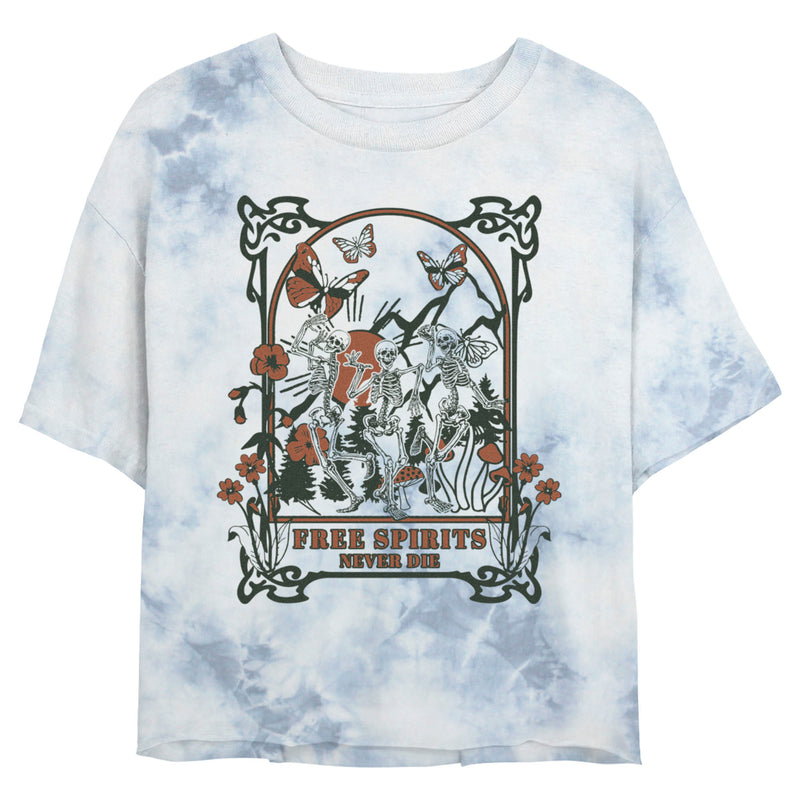 Junior's Lost Gods Free Spirits Skeletons Scene T-Shirt